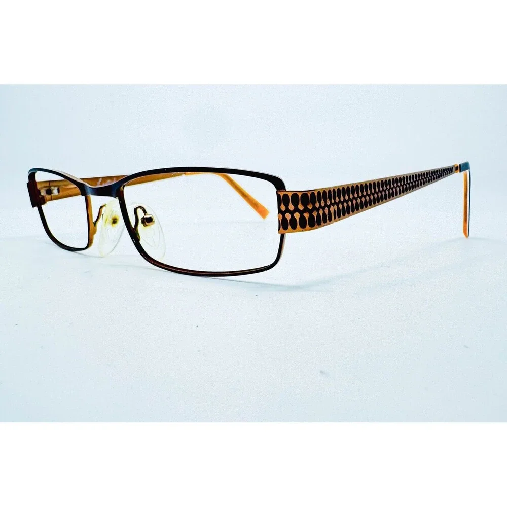 Lipstick Eyeglasses Womens Brown For Keef Rectangle Frames 51-17-135